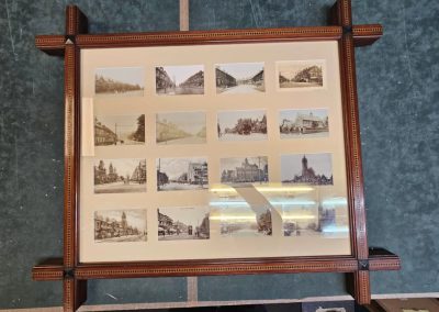 Framed postcards